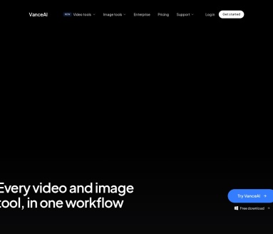 VanceAI Image Resizer 页面预览