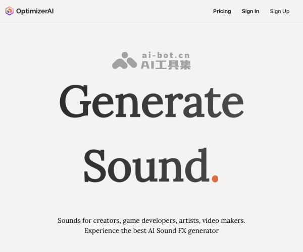 OptimizerAI 页面预览