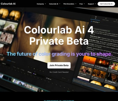 Colourlab.ai 页面预览