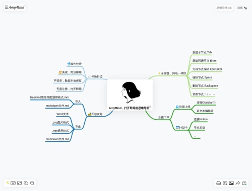 AmyMind 页面预览