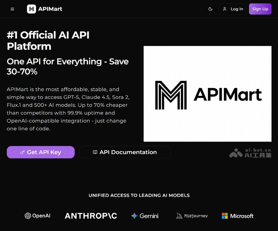 APIMart 页面预览