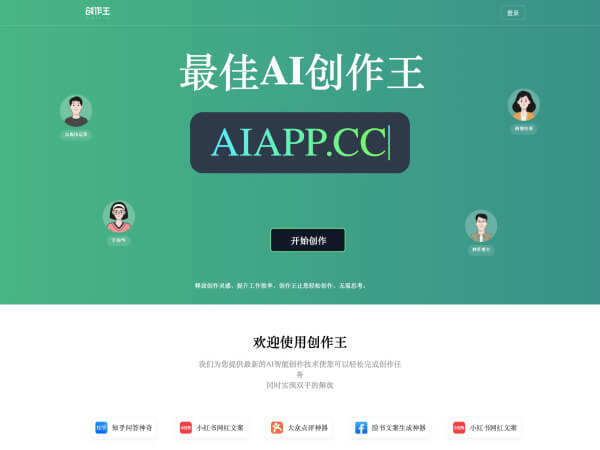 创作王 页面预览
