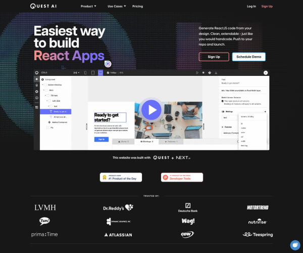 Quest AI 页面预览